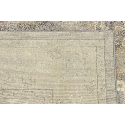  Unique Loom Salzburg Collection Traditional Oriental Gray Area Rug (9 x 12)