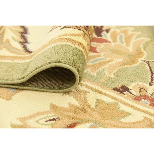  Unique Loom Voyage Collection Traditional Oriental Classic Green Area Rug (10 x 13)