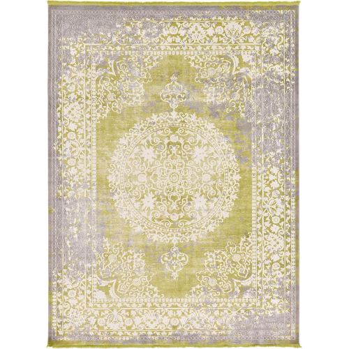  Unique Loom New Classical Collection Traditional Distressed Vintage Classic Terracotta Area Rug (8 x 10)