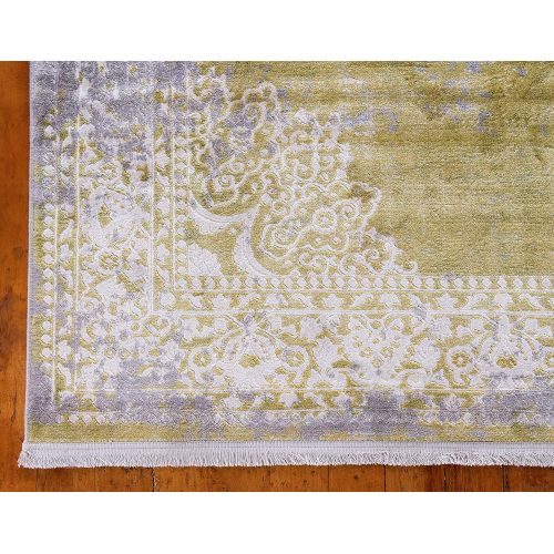  Unique Loom New Classical Collection Traditional Distressed Vintage Classic Terracotta Area Rug (8 x 10)