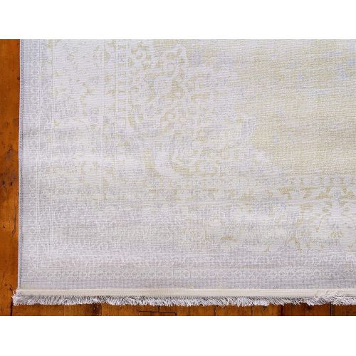  Unique Loom New Classical Collection Traditional Distressed Vintage Classic Terracotta Area Rug (8 x 10)