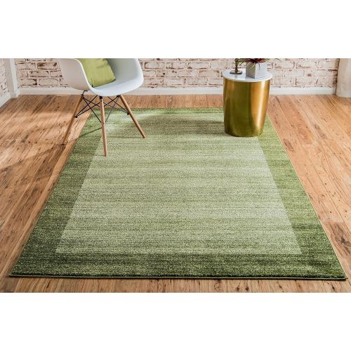  Unique Loom Del Mar Collection Contemporary Transitional Navy Blue Area Rug (5 x 8)