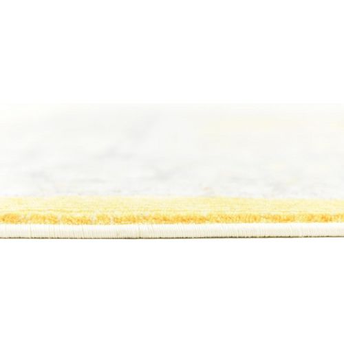  Unique Loom Baracoa Collection Bright Tones Vintage Traditional Yellow Area Rug (5 x 8)