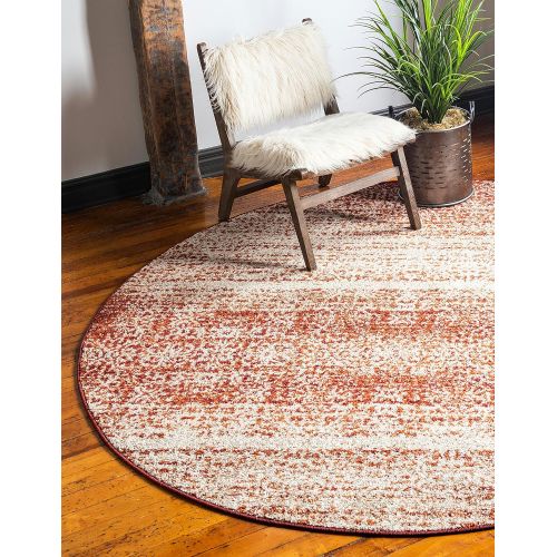  Unique Loom Autumn Collection Rustic Casual Warm Toned Beige Area Rug (5 x 8)