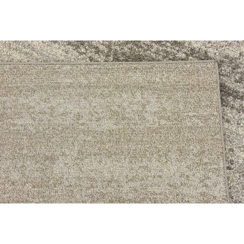  Unique Loom Del Mar Collection Contemporary Transitional Gray Area Rug (5 x 8)