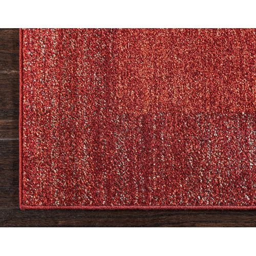  Unique Loom Del Mar Collection Contemporary Transitional Gray Area Rug (5 x 8)