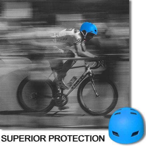  UniqueFit Kids Adult Helmet Adjustable Protective Helmet for Scooter Cycling Roller Skate,Age 5 and Older