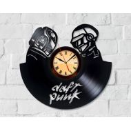 UniqueWallClock Daft Punk Vinyl Music Lover Daft Punk Clock Vinyl Record Clock Daft Punk Art