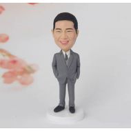 Uniqueminime Custom Bobbleheads and Figurines with your looks - Businessman - Customized Birthday, Anniversary or Business gift - Personalized Bobblehead