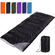 Uniqwamer Camping Sleeping Bag for Adults Boys and Girls,Cold and Warm Weather-Summer, Spring, Fall, Lightweight, Waterproof Compact Bag for Camping Gear Equipment, Traveling, and Outdoors