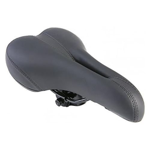  UNISTRENGH Bike Saddle with Soft Cushion Most Comfort Bicycle Seats for Men - Provides Great for Mountain Bike, MTB Road Bicycle, Fixed Gear, Touring and Indoor Cycling