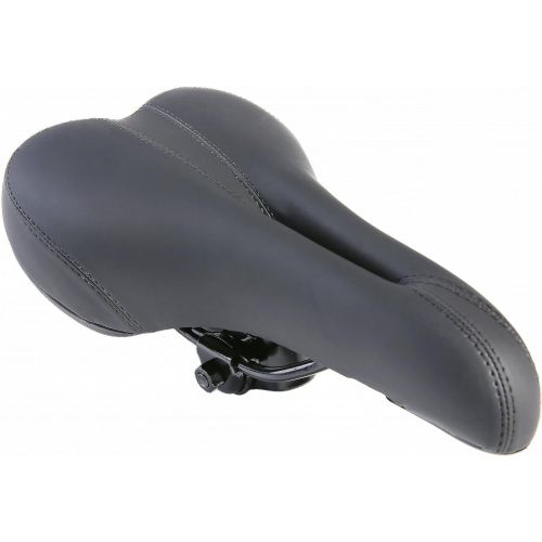  UNISTRENGH Bike Saddle with Soft Cushion Most Comfort Bicycle Seats for Men - Provides Great for Mountain Bike, MTB Road Bicycle, Fixed Gear, Touring and Indoor Cycling