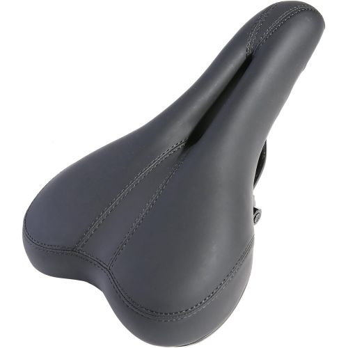  UNISTRENGH Bike Saddle with Soft Cushion Most Comfort Bicycle Seats for Men - Provides Great for Mountain Bike, MTB Road Bicycle, Fixed Gear, Touring and Indoor Cycling