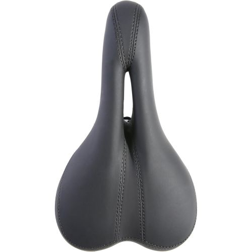  UNISTRENGH Bike Saddle with Soft Cushion Most Comfort Bicycle Seats for Men - Provides Great for Mountain Bike, MTB Road Bicycle, Fixed Gear, Touring and Indoor Cycling
