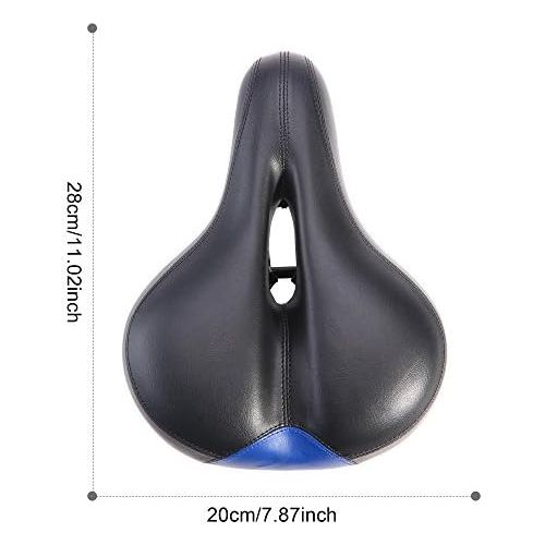  UNISTRENGH Bike Saddle Seat Professional Anatomic Relief Bicycle Suspension Extra Wide Road MTB Gel Comfort Cycling Cushion Pad