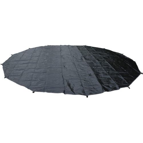  UNISTRENGH Outdoor Ultralight Waterproof Tent PE Footprint for 3M 4M 5M 6M Bell Tent Footprints Picnic Round Mat Portable Tarps for Bell Tent Ground Camping,Black Glamping Yurt Ant