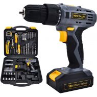 [아마존베스트]Uniteco 77PCS 18/20V Cordless Drill Screwdriver Tool Set Home Repair Set Combo Kit Tool Kit