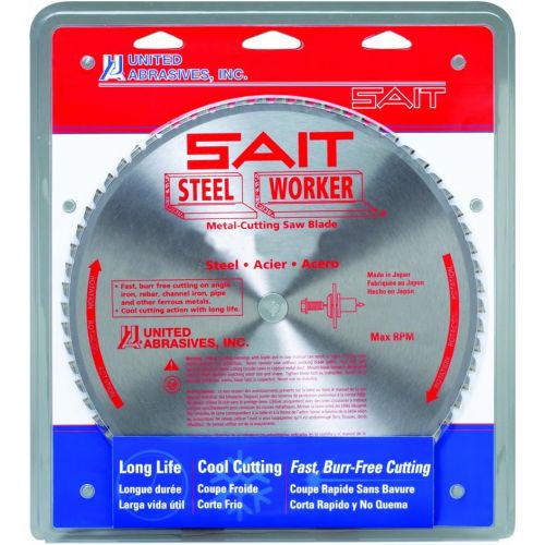  United Abrasives- SAIT United Abrasives-SAIT 77953 Steel Worker Metal Cutting Blade, 10-Inch x 58-Inch, 52-Teeth, 1-Pack