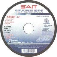 United Abrasives- SAIT 24251 Type 1 4-12 by 116 by 78 Stainless Cutting Wheel, 50-Pack