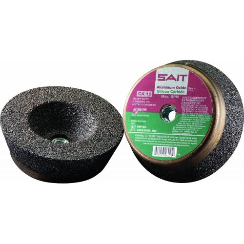  United Abrasives- SAIT United Abrasives-SAIT 26022 6 by 2 by 58-11 CA16 Type 11 Cup Wheel, 5-Pack