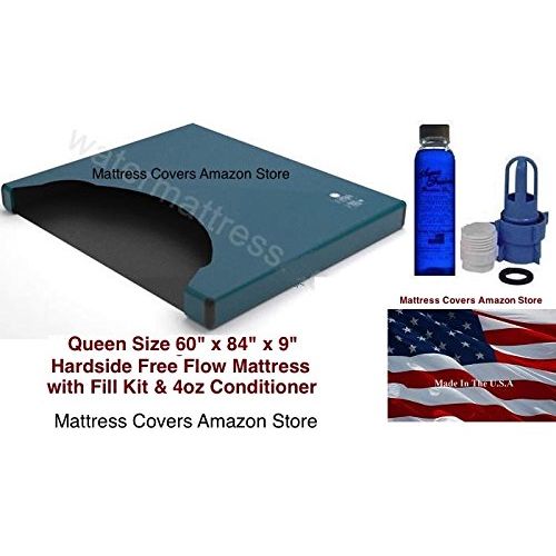  United State Water Mattress Queen Size Free Flow Waterbed Mattress with Fill Kit and conditioner