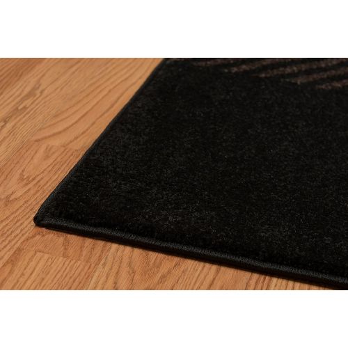  United Weavers of America Townshend Collection Vibes Modern Area Rug, 2-Feet 7-Inch by 4-Feet 2-Inch, Black