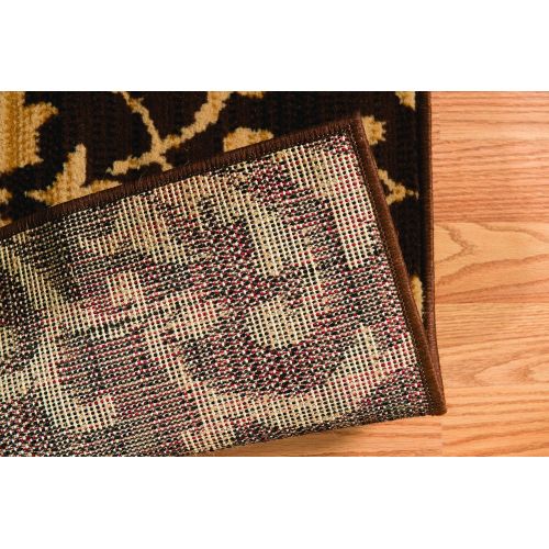  United Weavers of America Dallas Countess Rug - 1ft. 11n. X 3ft. 3in, Chocolate Brown, Area Rug with Abstract Pattern, Jute Backing