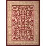 United Weavers of America Dallas Baroness Rug, 5 x 8, Red