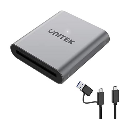  Unitek CFast Card Reader, USB 3.0 USB C CFast 2.0 Card Reader, Portable Aluminum CFast Memory Card Adapter Thunderbolt 3 Port Connection Supported, Compatible for SanDisk, Lexar, T