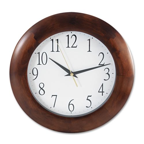  Universal Round Wood Clock, 12 34