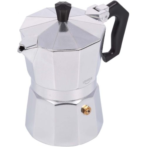  Universal StoveTop Espresso Coffee Maker, 3-Cup / 5.07 ounces, Aluminum