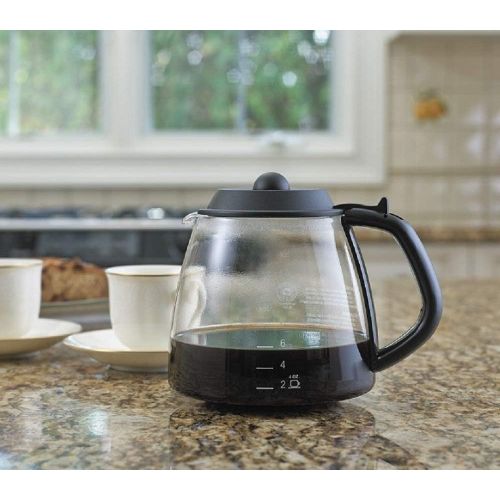  [아마존베스트]Universal Fit 12 Cup Glass Coffee Carafe Fits Black & Decker, Cuisinart DCC-1200 & DGB-900BC, DeLonghi, Hamilton Beach, Krups, Melitta, Mr. Coffee BVMC-SJX33GT & CG13 & Many More,