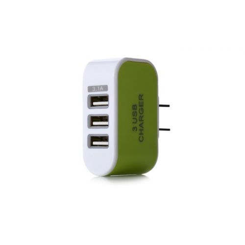  Universal 3 Port LED Wall Charger Adapter Travel Wall Home Charger