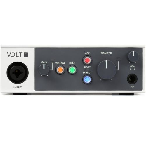  Universal Audio Volt 1 USB-C Audio Interface with Microphone and Headphones