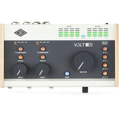  Universal Audio Volt 476 USB-C Audio Interface with Microphone and Headphones