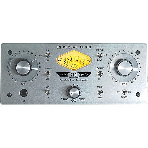  Universal Audio 710 Twin-Finity - Microphone/Line Preamplifier