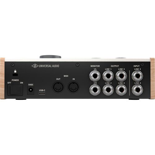  Universal Audio Volt 476 Portable 4x4 USB Type-C Audio/MIDI Interface with Built-In Compressor