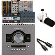 Universal Audio Apollo Twin X DUO Heritage Edition 10x6 Thunderbolt Audio Interface and SD-1 Microphone