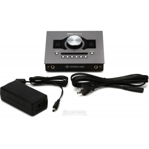  Universal Audio Apollo Twin X DUO Heritage Edition 10x6 Thunderbolt Audio Interface and SD-1 Microphone