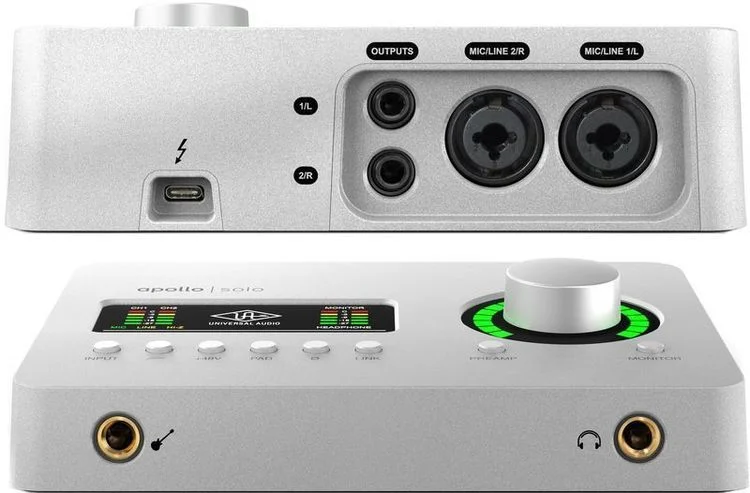  Universal Audio Apollo Solo Heritage Edition Thunderbolt 3 Audio Interface with UAD DSP Demo