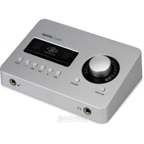  Universal Audio Apollo Solo Heritage Edition Thunderbolt 3 Audio Interface with UAD DSP Demo