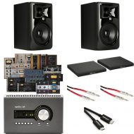 Universal Audio Apollo x4 Heritage Edition 12x18 Thunderbolt 3 Audio Interface and JBL 308P MkII 8