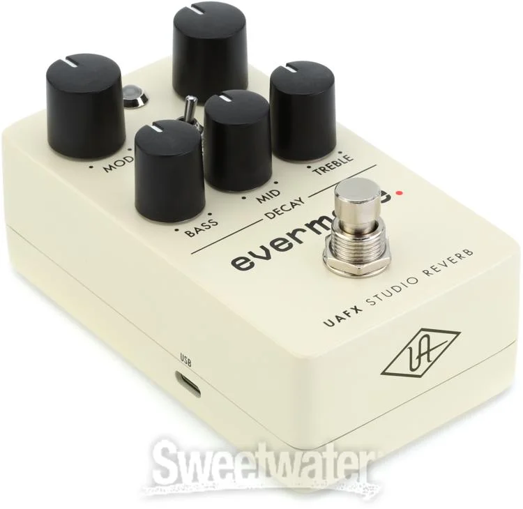  Universal Audio UAFX Evermore Studio Reverb Guitar Effects Pedal