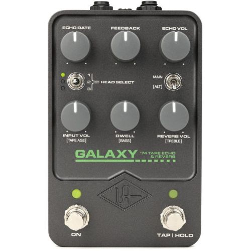  Universal Audio Galaxy '74 Tape Echo & Reverb Pedal with 3 Patch Cables