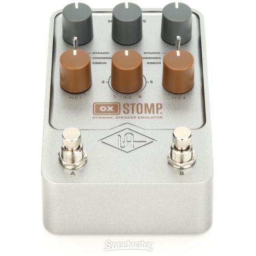  Universal Audio OX Stomp Dynamic Speaker Emulator Stereo Pedal