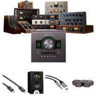 Universal Audio Apollo Twin X QUAD Heritage Edition Audio Interface Kit with Adam A4V Studio Monitors