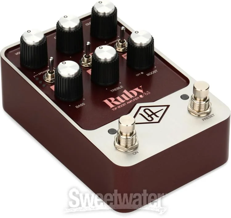  Universal Audio Ruby '63 Top Boost Amplifier Pedal