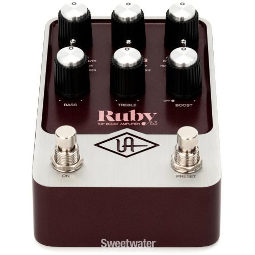  Universal Audio Ruby '63 Top Boost Amplifier Pedal