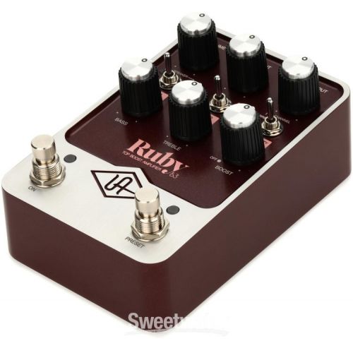  Universal Audio Ruby '63 Top Boost Amplifier Pedal