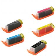 Compatible Inkjet Cartridges Multipack for Canon CLI-271 XLPGI-270 XL, 5-Pack